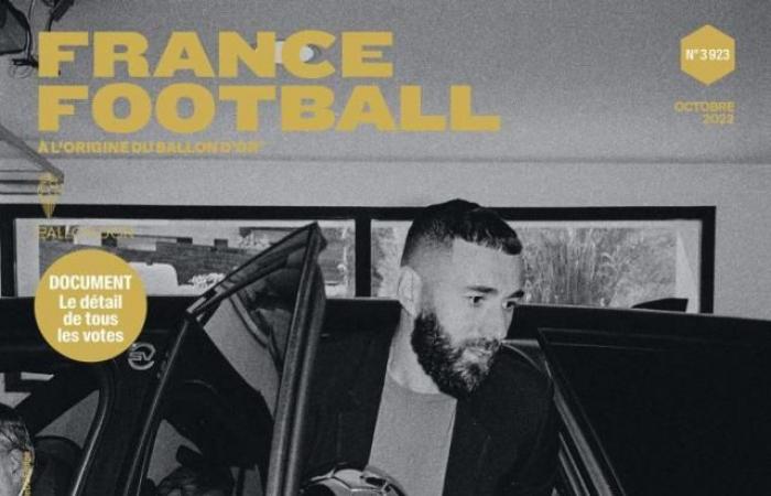 La portada de “France Football” dedicada al Balón de Oro de Karim Benzema – .