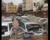 Las inundaciones y la lluvia inundan las calles de Jeddah… y dañan una gran cantidad de automóviles.