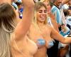 Inquietudes sobre Argentina que hizo topless en la final de Qatar